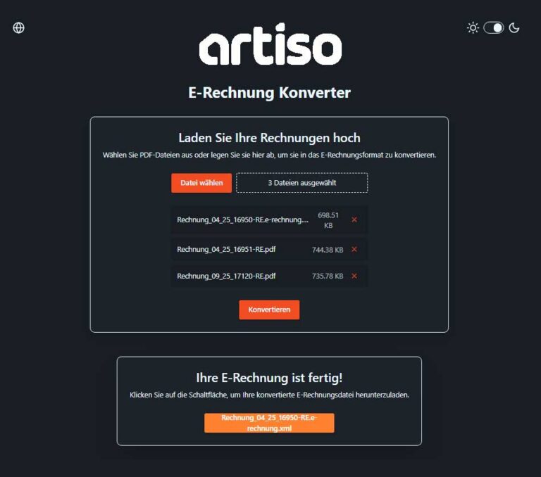 XRechnung Konverter mit KI